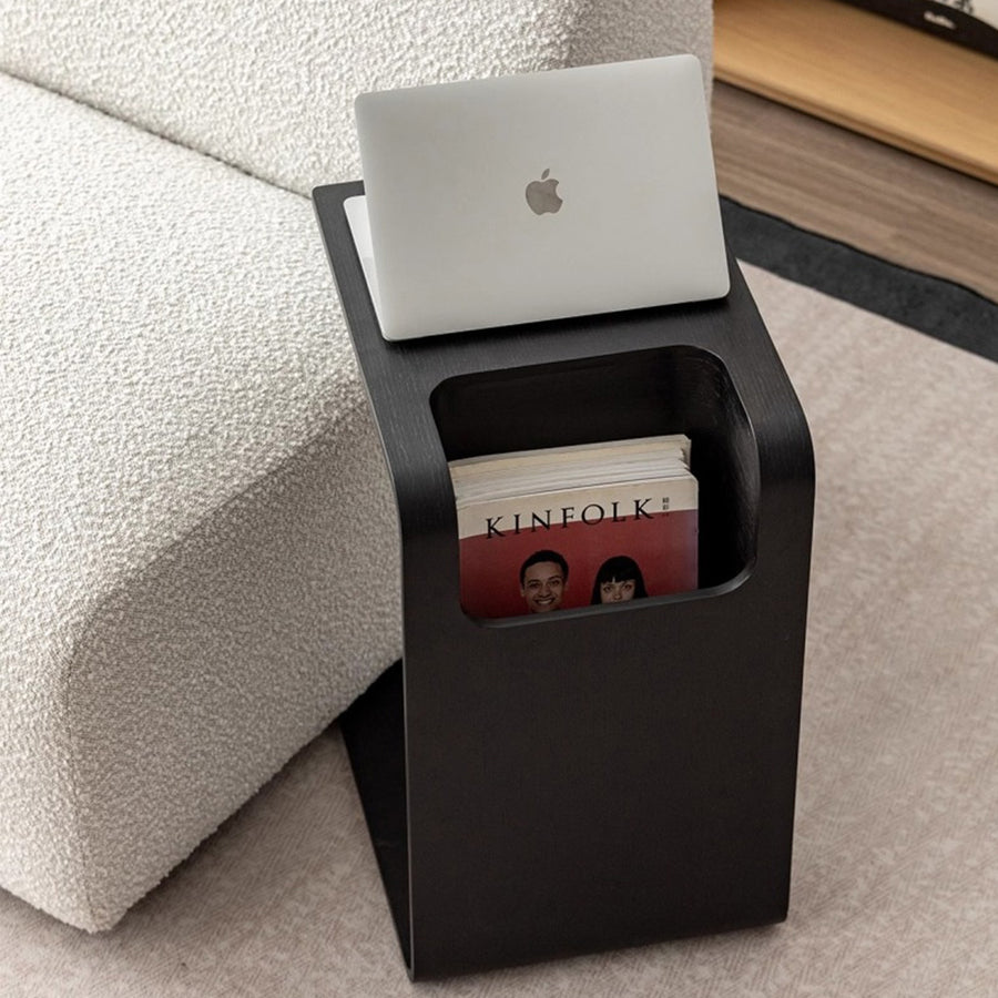 Wooden slim side table