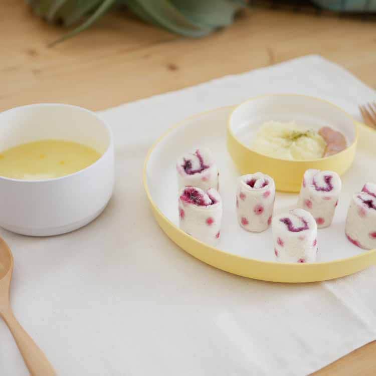 キッズディッシュ プレート スタンダード イエロー