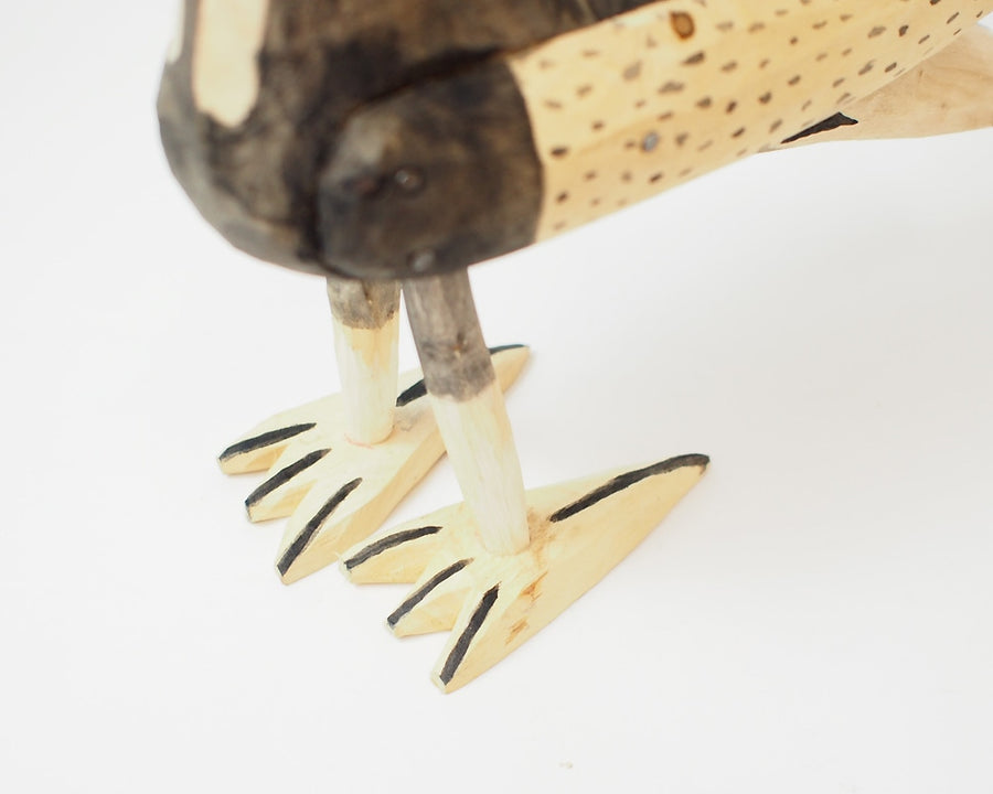 Wood Carving Bird Long ウッドカービング バードロング