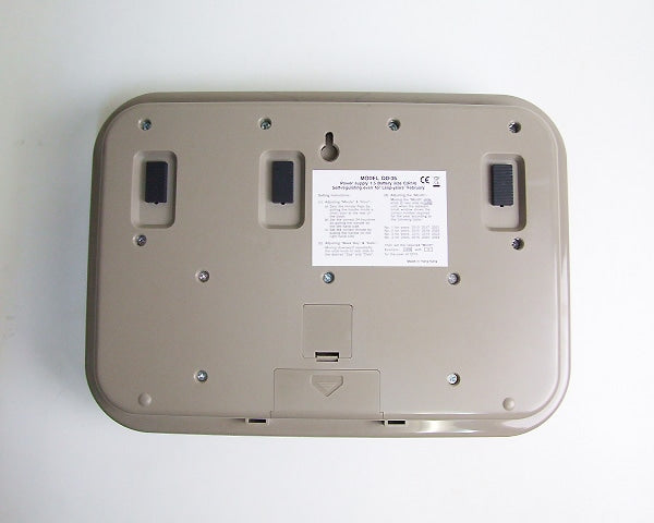 Calendar Clock QD-35 Gray デジタルカレンダークロック グレー