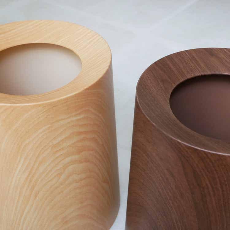 TUBELOR HOMME Round Dustbin, Rosewood