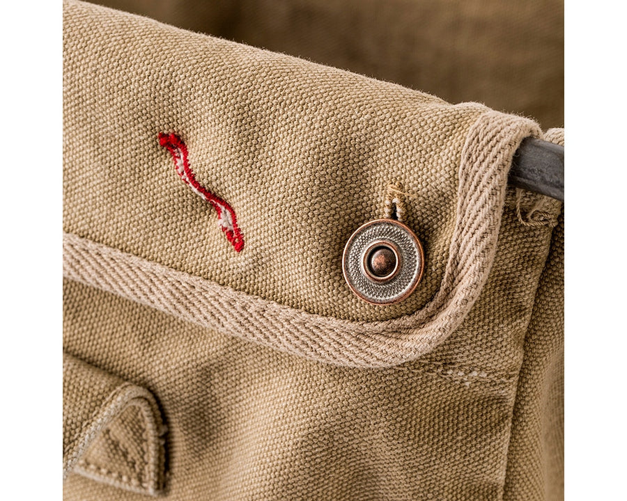 Laundry Bag with Iron Frame Beige ランドリーバッグ フレーム付 ベージュ