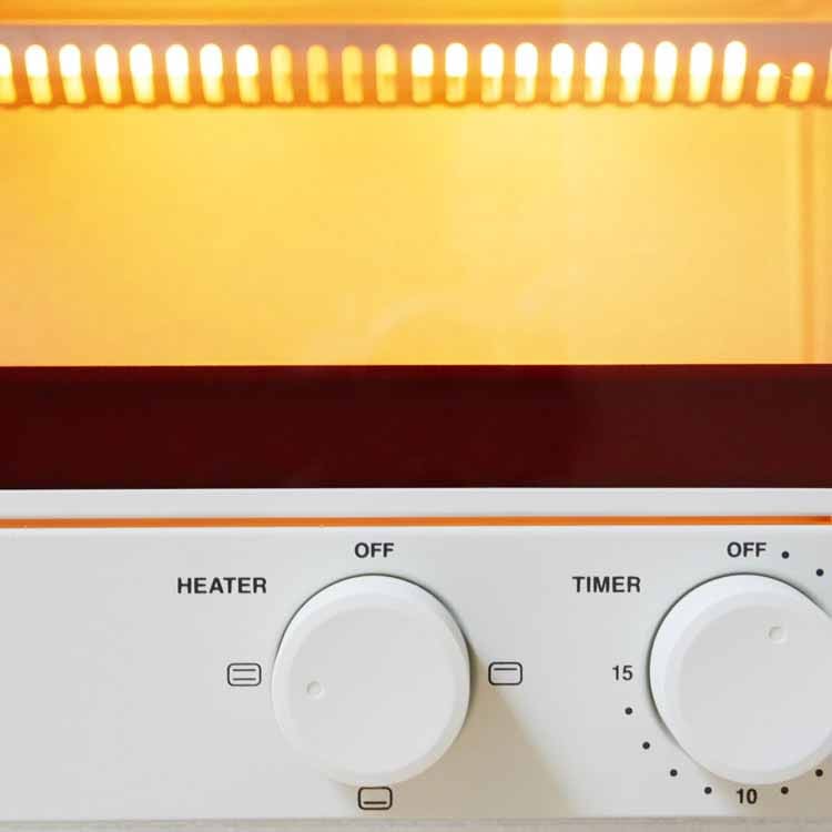 Red toaster oven