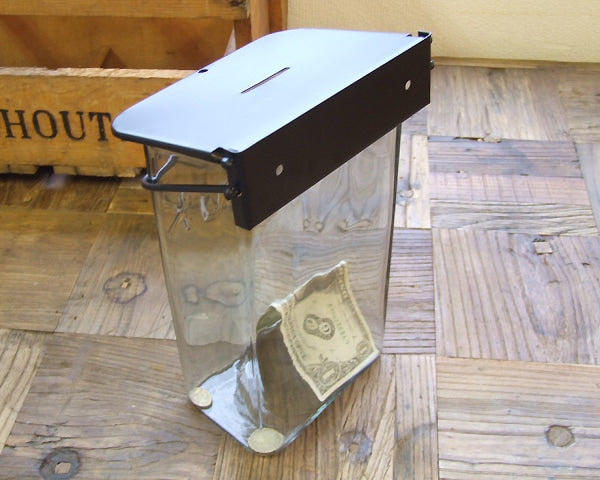 Lowis Industry Glass Coin Bank ルイスグラスコインバンク