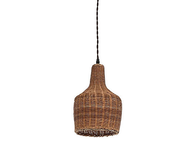 WICKER LAMP