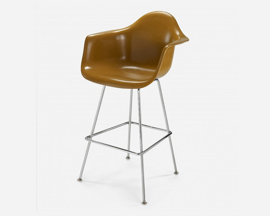 Fiberglass Arm Shell Chair MUSTARD マスタード