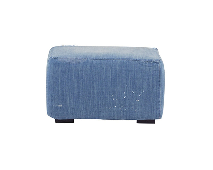 FRANKLIN OTTOMAN Damage DENIM Franklin Ottoman Damage Denim