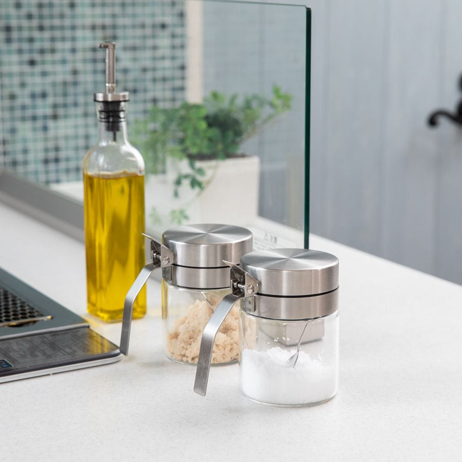 SPICE JAR WITH SPOON