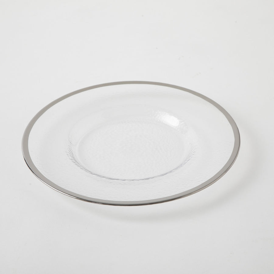 GLASS TABLEWARE OBO PLATE 28cm