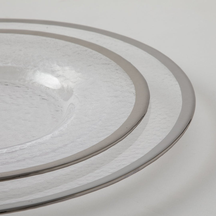GLASS TABLEWARE OBO PLATE 22cm