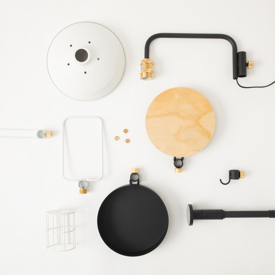 201 Lamp Arm S White