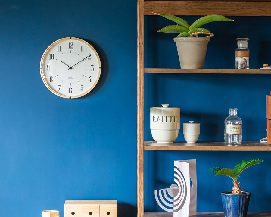 BAUHAUS Fonts Wall Clock Xants バウハウスフォントウォールクロック