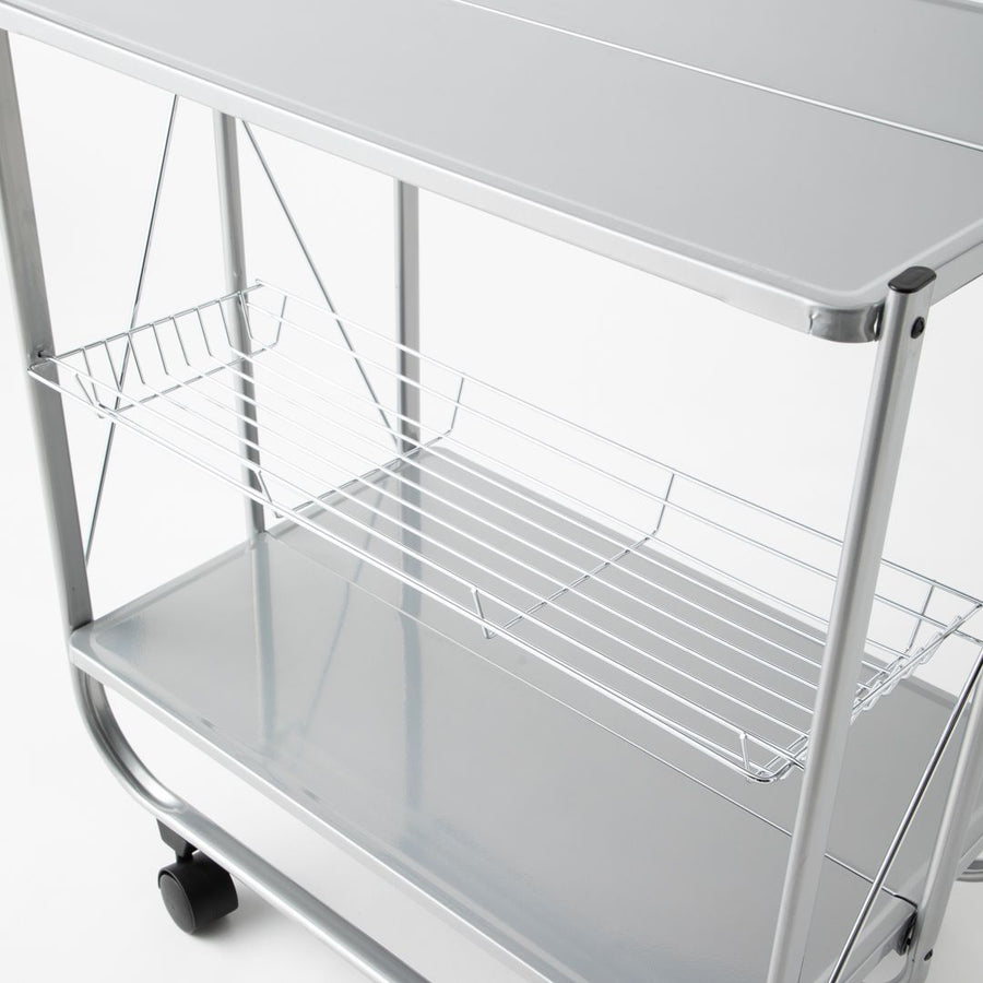 FOLDING TROLLEY SILVER シルバー