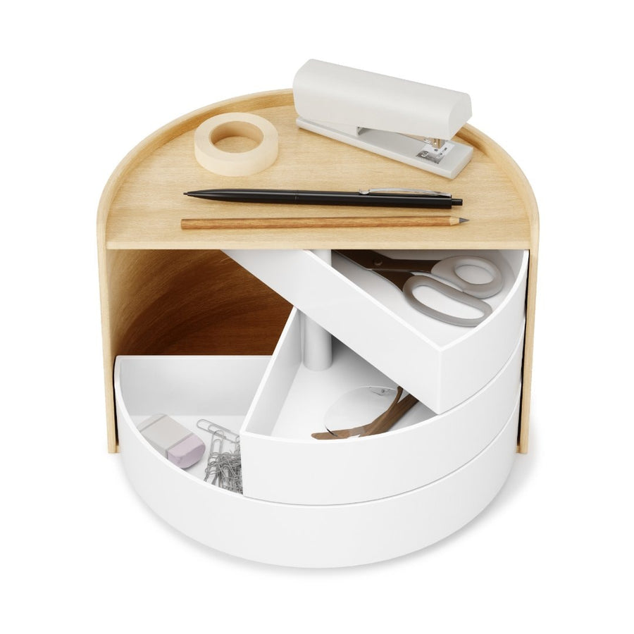 Moona Storage Box, White Natural