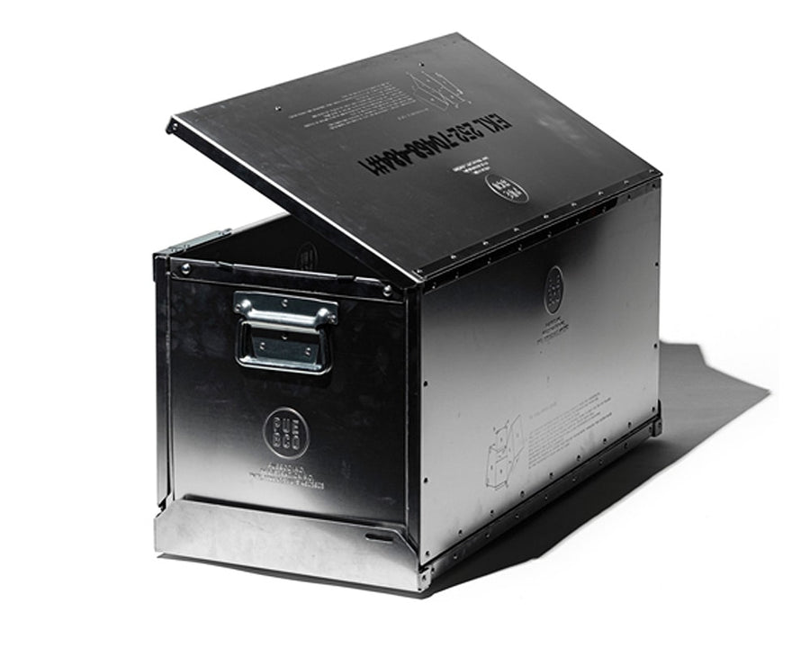 FOLDING ALUMINUM CONTAINER