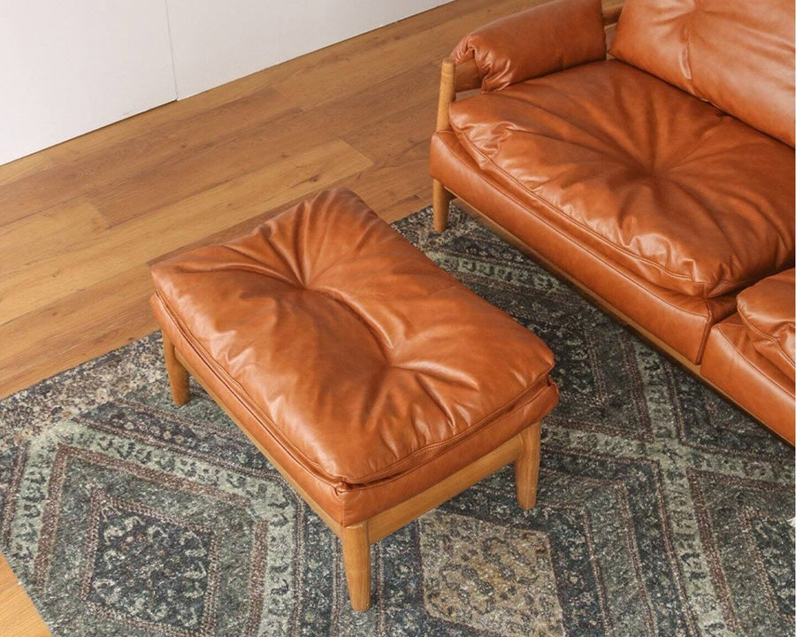 MADEIRA OTTOMAN PU Madeira ottoman PU leather