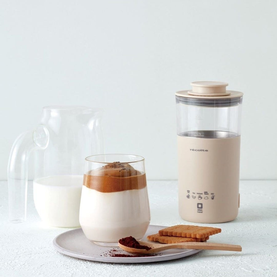 Milk tea maker cream white