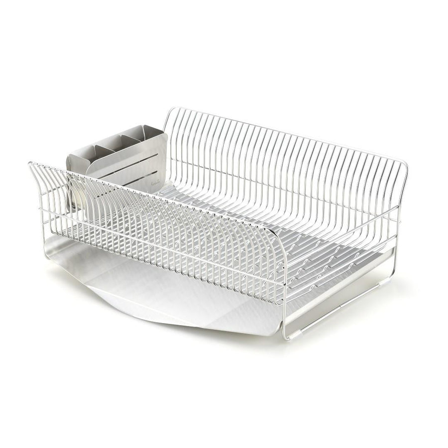 Hanauta Vertical Dish Drainer, Silver