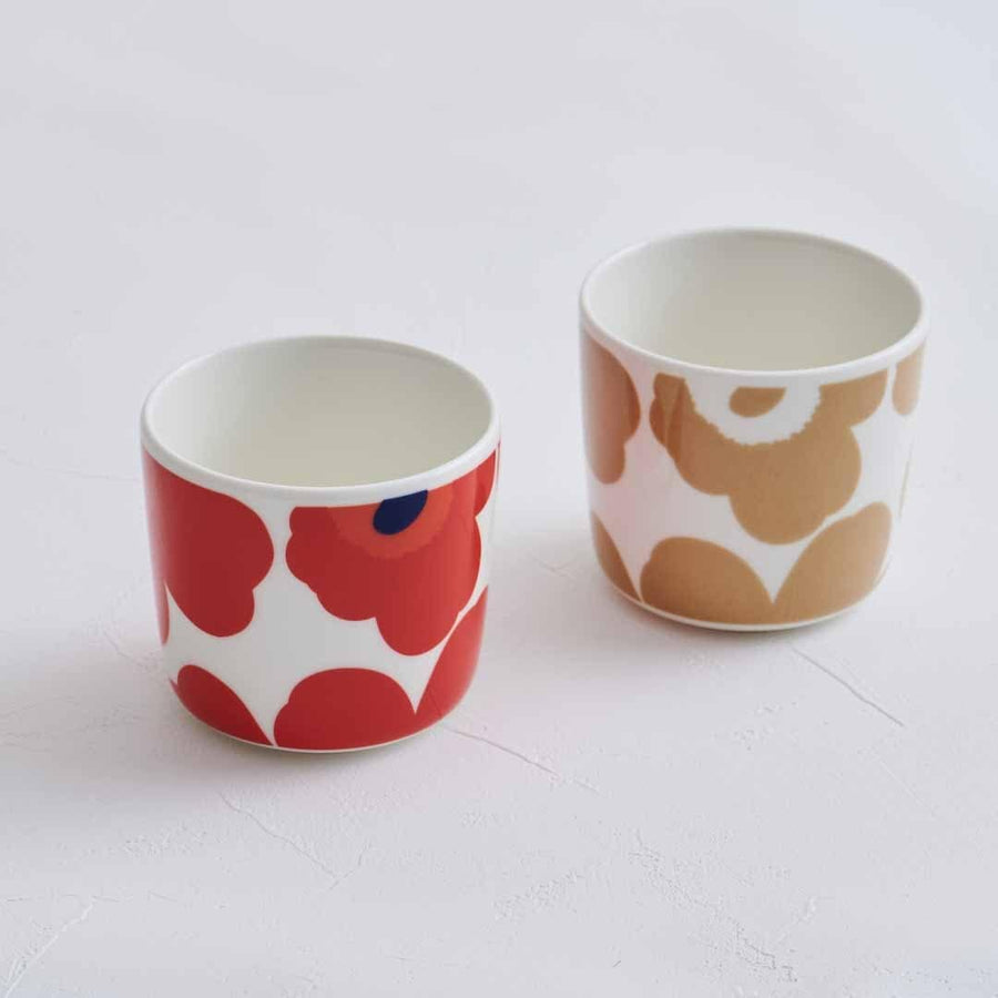 Unikko ラテマグ 2個セット ホワイト・ベージュ