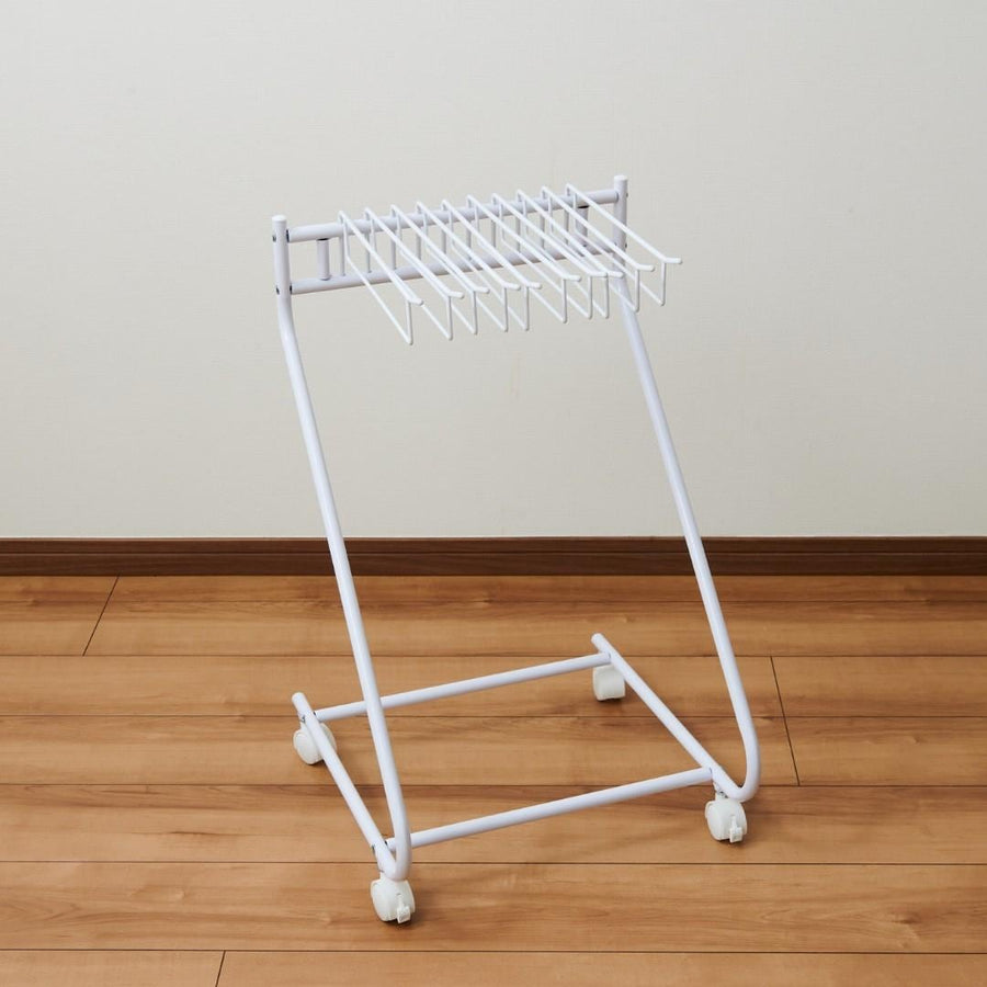 bws SELECTION Slacks Hanger, 10-Holder, White