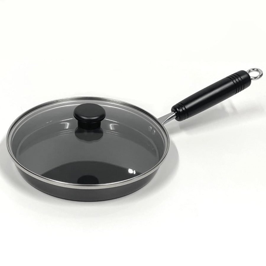 bws SELECTION Iron Frying Pan with Lid for Delicious Fried Eggs