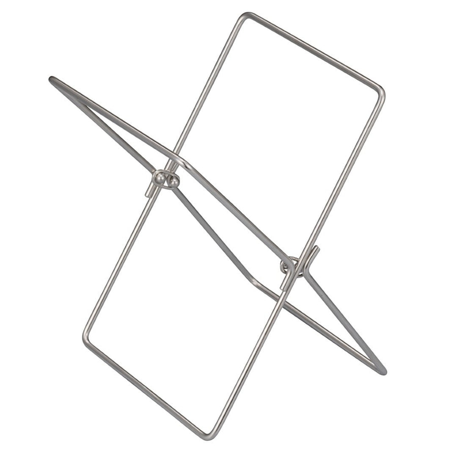 Openable plastic bag stand