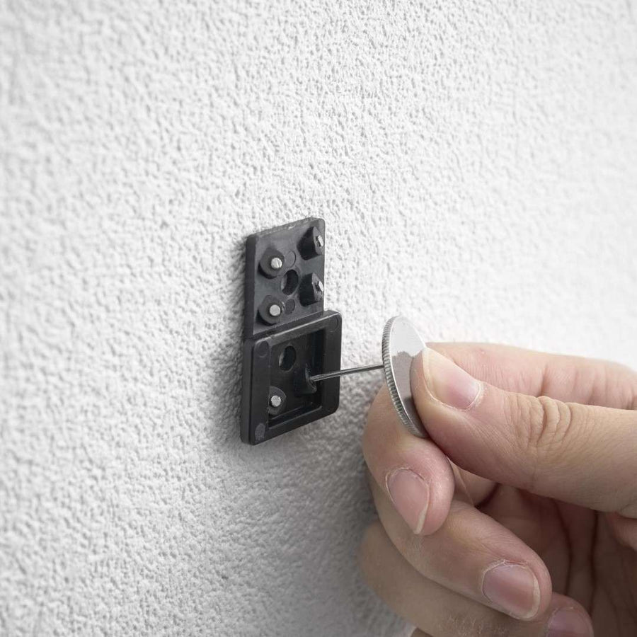Tower Wall Flushable Toilet Brush Holder, Compatible with Plasterboard Walls