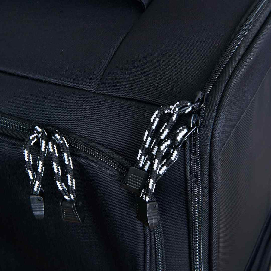 A lightweight pet backpack that can be folded and used as a cage