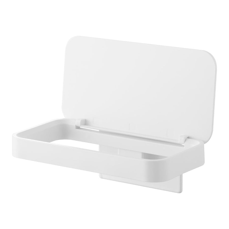 tower magnetic plastic bag holder with lid