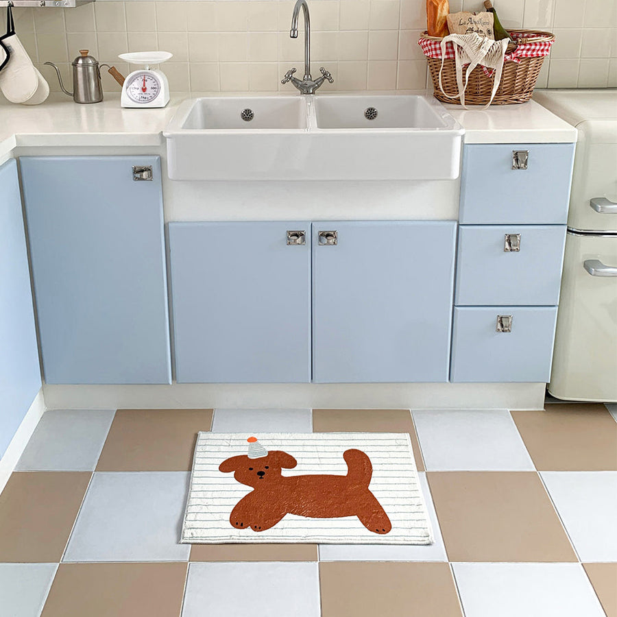 BUNNY PUPPY FOOT MAT バニーパピーバスマット