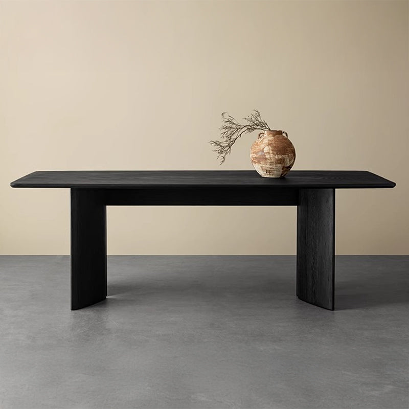 White ash V-leg table