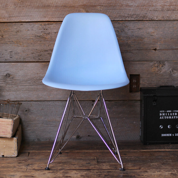Modern shell design steel leg office chair