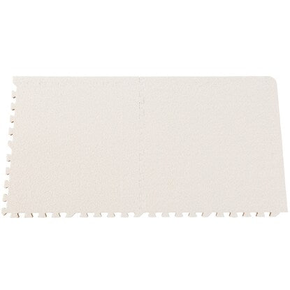 Washable soft brushed joint mat, 9 pieces, with edges (IV 9P JM01)