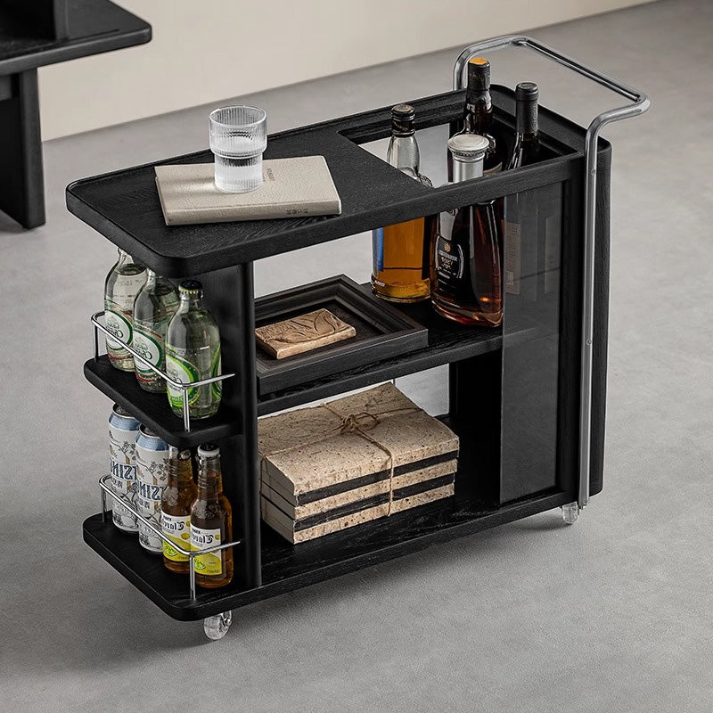 White ash movable side wagon