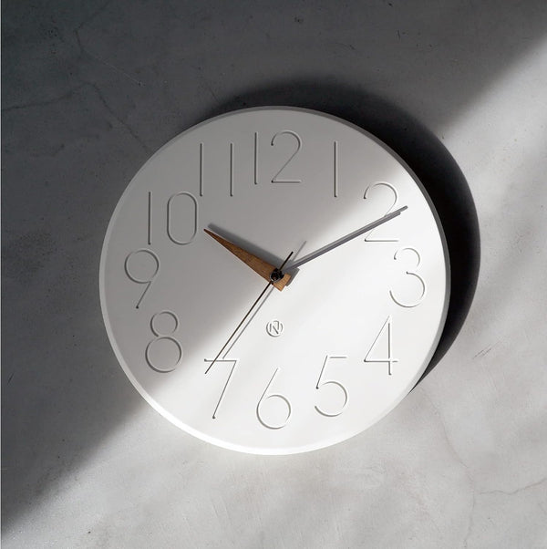 Wall Clock Smooth CL-4168 White