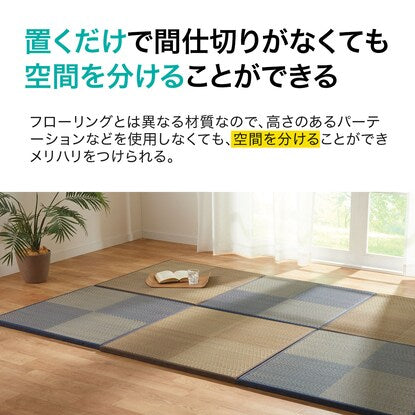 Unit tatami mat 82 x 82 cm (check BR)