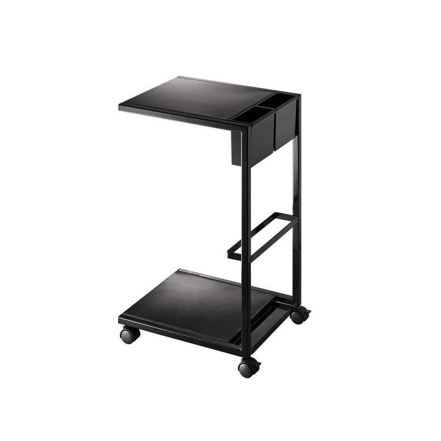 Tower Side Table Wagon Black