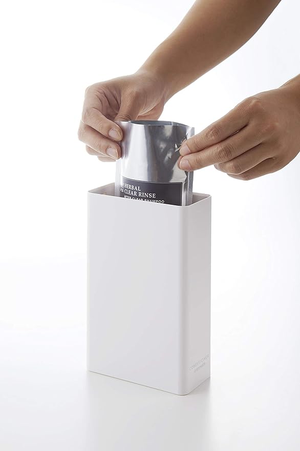 tower 2-way dispenser square slim conditioner white pump dispenser bottle