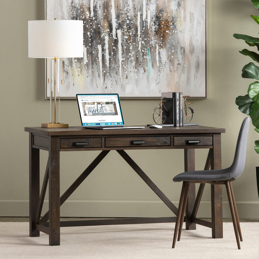 Classic glass x gold table lamp