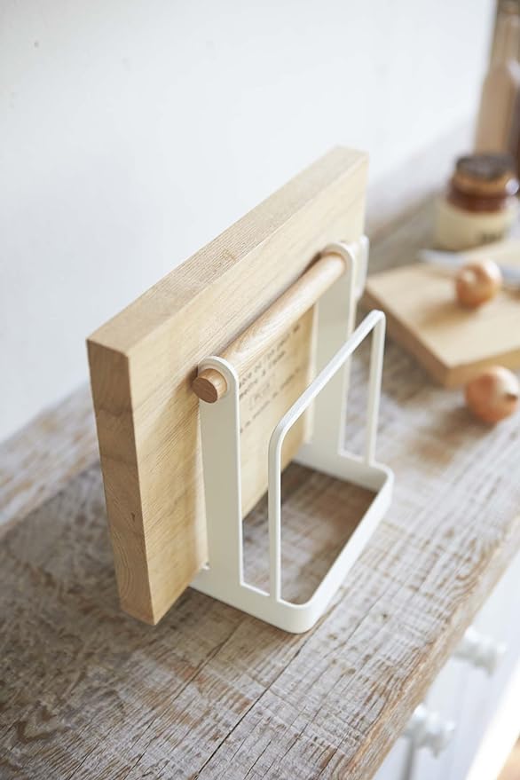 tosca cutting board stand white cutting board kitchen storage