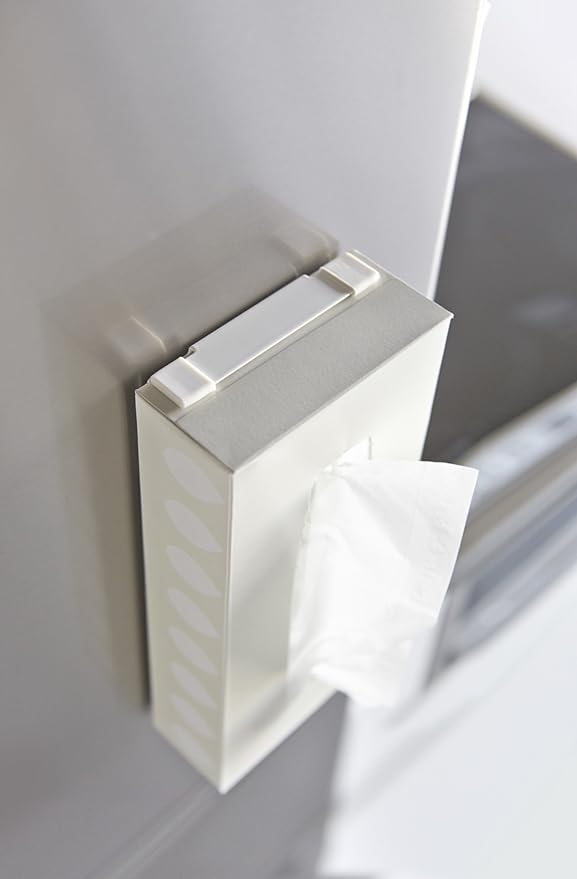 tower magnetic box holder white