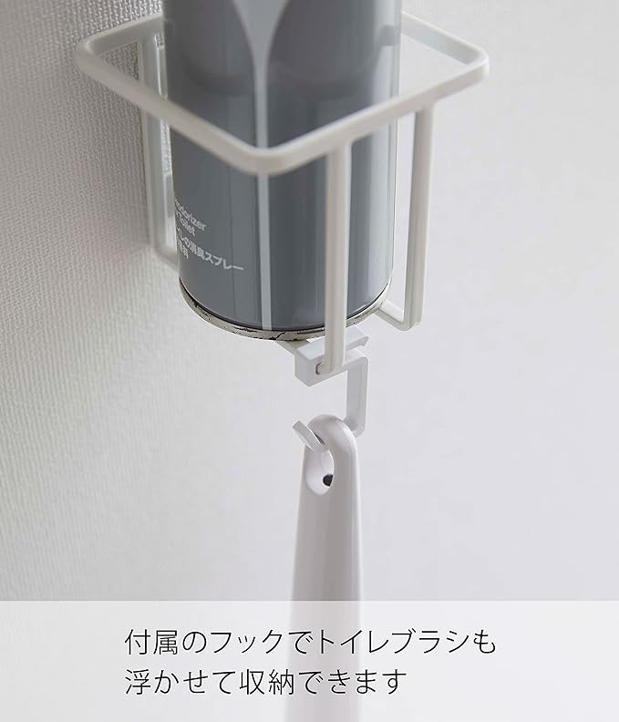 tower ウォール スプレーボトルホルダー ホワイト トイレ用品 収納