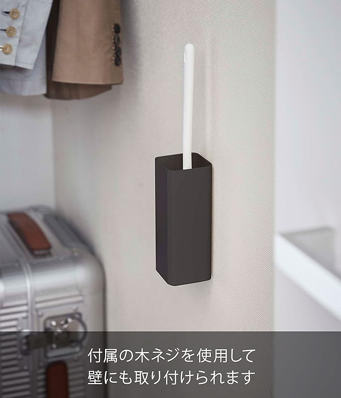 tower マグネット ハンディーワイパー ホルダー ブラック 浮かせて収納 簡単取付