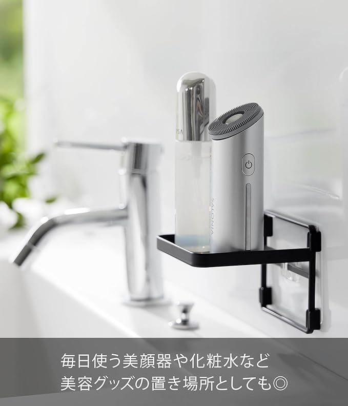 tower film hook soap dispenser storage tray black floating storage bathroom storage