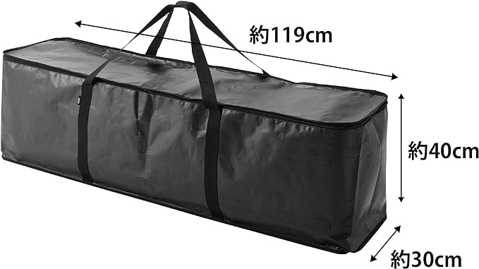 Tower Christmas Tree Storage Bag Black Outdoor Supplies Futon Clothes Storage