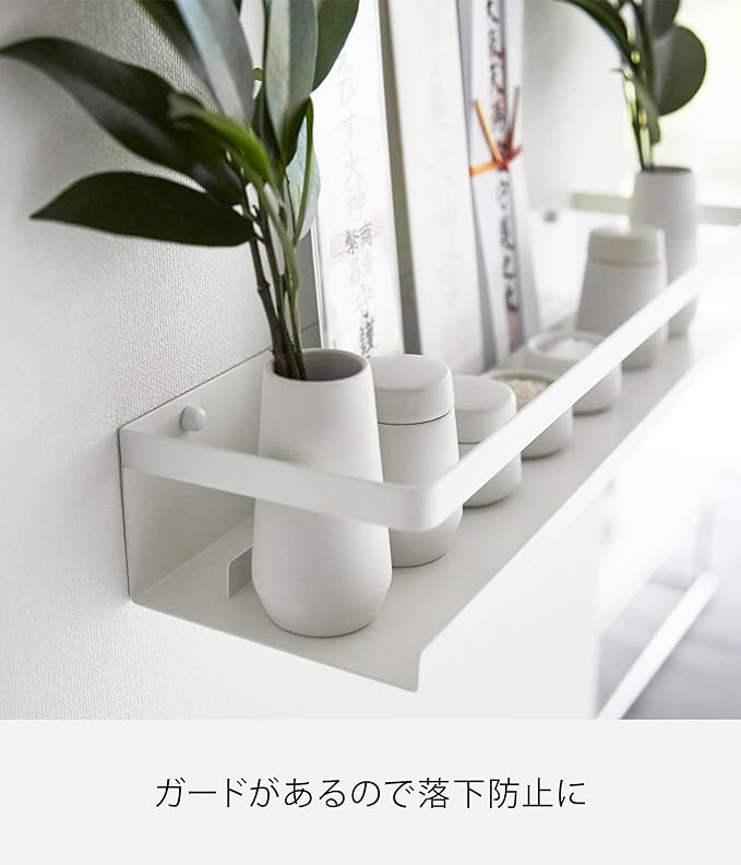 Tower Shinto altar for plasterboard walls, white, Shinto altar holder, bill holder, simple Shinto altar, plaster pin installation