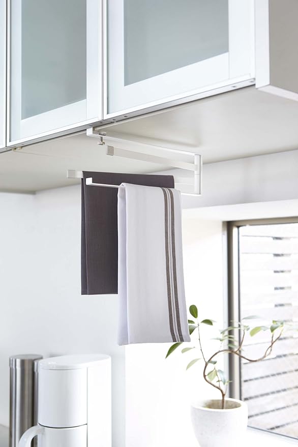PLATE Under-Cabinet Dish Hanger, White