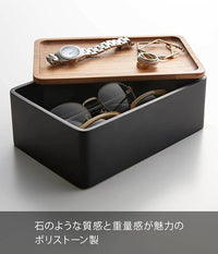 Yamazaki Aufbewahrungsbox Mit 4 Schubladen – Brillen, Uhren, Schmuck Organizer – Transparent, Mit Filzmatten Yamazaki Aufbewahrungsbox Mit 4 Schubladen – Brillen, Uhren, Schmuck Organizer – Transparent, Mit Filzmatten