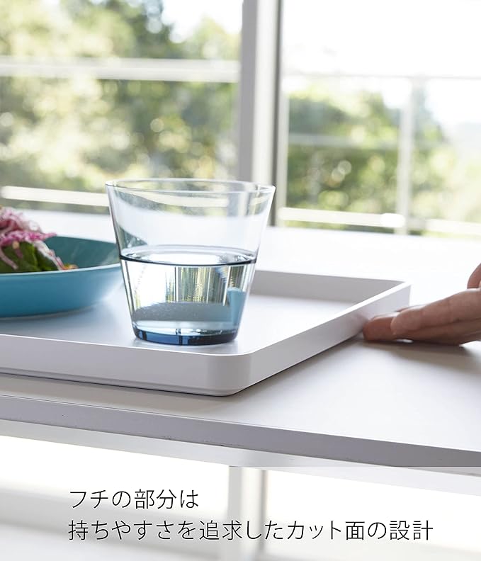 tower tray white tray tray square placemat simple