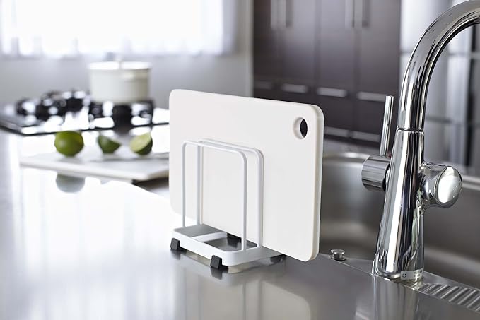 tower cutting board stand white cutting board stand kitchen storage